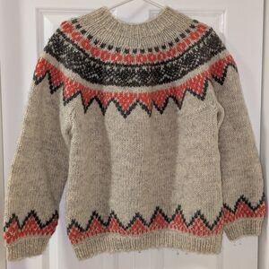 Cozy Multicolor Patterned Women's Sweater